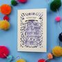 Personalised 'First Christmas' Papercut Card, thumbnail 9 of 9