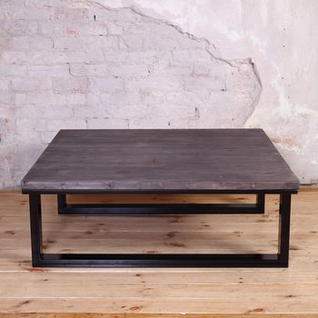 Modern Industrial Style Coffee Table, 3 of 4