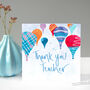 Thank You Teacher Balloons Card, thumbnail 3 of 7