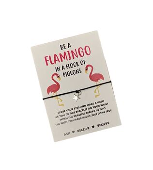 Flamingo Wish Bracelet | Flamingo Gift, 6 of 7