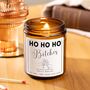 Ho Ho Ho Bitches Funny Gay Lgbtq Christmas Candle Gift Set, thumbnail 1 of 5