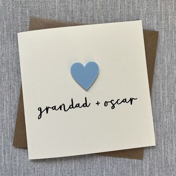 Grandad And Child's Name Father's Day Card, 2 of 5