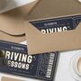 Gold Foil Driving Lessons Birthday Voucher, thumbnail 6 of 9