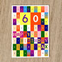 Personalised 60th Birthday Card Age And Name 1965, thumbnail 1 of 10