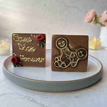Gift For Couples, Naughty Adult Gingerbread Chocolates, 9 of 9