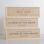 Personalised Wedding Role Landscape Bottle Box, thumbnail 8 of 12