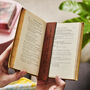 Personalised Leather Bookmark For Book Lover, thumbnail 3 of 6