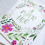 'A Paper Hug' Hand Lettered A6 Greeting Card, thumbnail 3 of 3