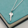 Sterling Silver Key Necklace, thumbnail 1 of 3
