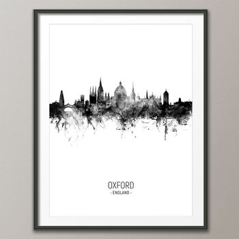 Oxford Skyline Portrait Print And Box Canvas, 4 of 5