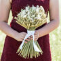 Handmade White Dried Flower Bouquet, thumbnail 6 of 7