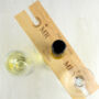 Personalised Married Couple Wine Glass And Bottle Holder – Perfect Wedding Gift, thumbnail 2 of 6