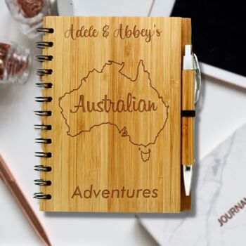 Personalised Eco Bamboo Travel Australian Adventures, 5 of 7