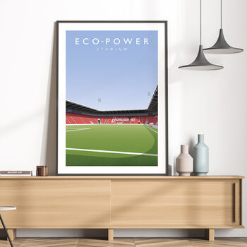 Doncaster Rovers Eco Power Stadium Poster, 3 of 8