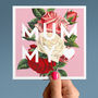 Mummy Floral Mother's Day Card, thumbnail 1 of 2