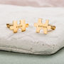 Personalised Sterling Silver Jigsaw Cufflinks, thumbnail 3 of 7