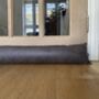 Faux Leather Draught Excluder, Heavy Draft Stopper, thumbnail 1 of 4