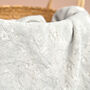 Personalised Grey Embossed Letters Blanket For Baby, thumbnail 6 of 9