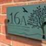 Personalised Tree And Bird Acrylic House Number Sign, thumbnail 2 of 9