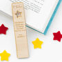 Personalised A* Teacher Wooden Bookmark Star, thumbnail 6 of 6