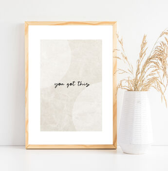 'You Got This' Positivity Print, 2 of 3