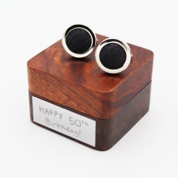Personalised Cycling Tyre Cufflinks, 3 of 4
