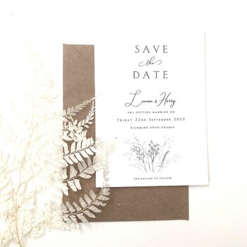 The Botanist Save The Date Cards, 6 of 10