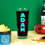 Personalised Bubble Vertical Name Printed Pint Glass, thumbnail 2 of 8