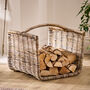Anthien Buff Wicker Log Basket, thumbnail 3 of 6