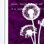 Dandelions Limited Edition Silhouette Print, thumbnail 4 of 4