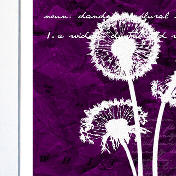 Dandelions Limited Edition Silhouette Print, 4 of 4