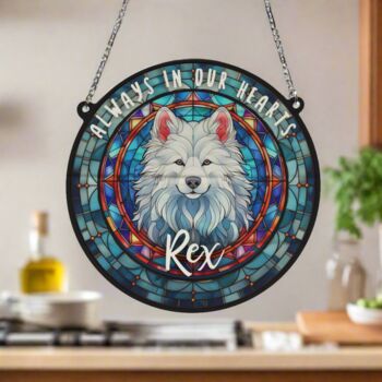 Samoyed Memorial Suncatcher, 5 of 6