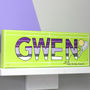 Personalised Tennis Name Canvas, thumbnail 2 of 7