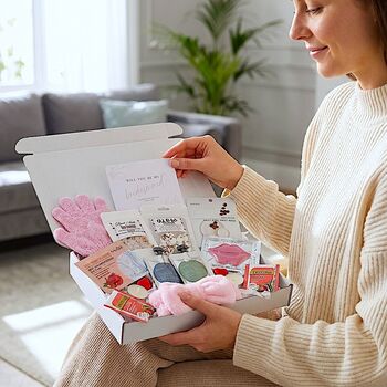 Bridesmaid Gift Box Set, Bridesmaid Pamper Hamper, 2 of 12