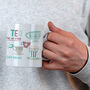 Personalised Nine Tea Tea Mug 90th Birthday Gift, thumbnail 3 of 6