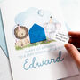 Personalised Mini Envelope Animal Birthday Card, thumbnail 1 of 6