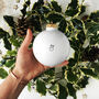 Christmas Bauble With Tiny Snowman, thumbnail 3 of 6