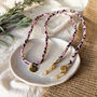 Laura Pink Leopard Glasses Chain, thumbnail 3 of 5
