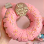Giant Pink Chocolate Smash Doughnut, thumbnail 2 of 9