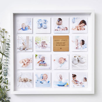 Personalised Framed Baby Photo Print, 6 of 12