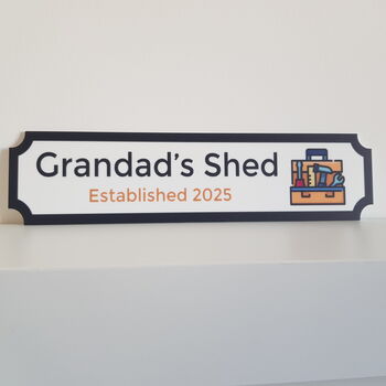 Personalised Shed Picture Sign, 2 of 2