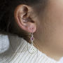 Celtic Knot Birthstone Earrings, thumbnail 1 of 7