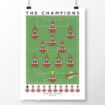 Arsenal The Champions 25/26 Poster, 2 of 6
