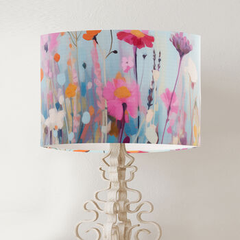 Pink Haze, Floral Lampshade, 3 of 8