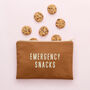 'Emergency Snacks' Tan Pouch, thumbnail 1 of 8