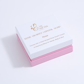 Rose Quartz Crystal Soap With Real Crystal Inside, 6 of 7