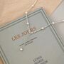 Taina Ivory Silver Pearl Ball Charm Necklace, thumbnail 6 of 7