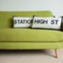 The Personalised Street Name Cushion, thumbnail 2 of 12