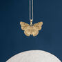 Large 18ct Gold Plated Admiral Butterfly Necklace, thumbnail 2 of 11