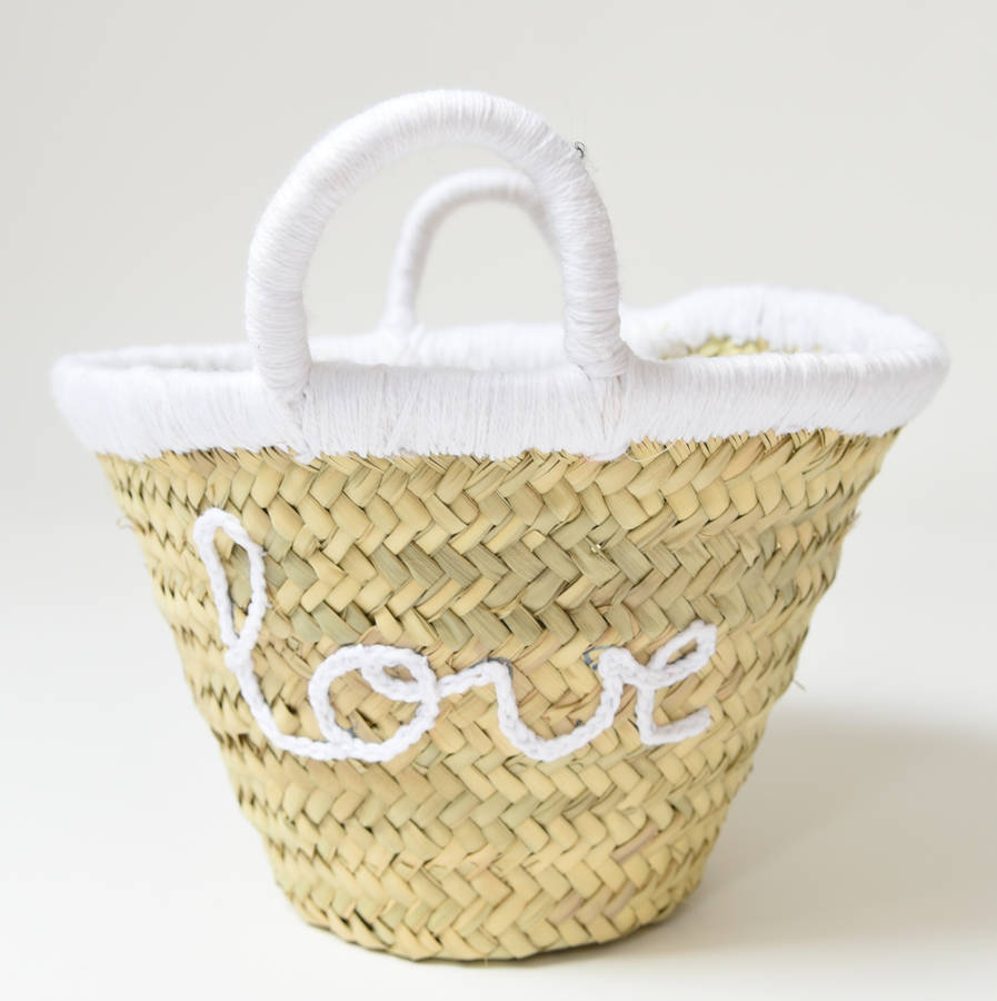 “Love” Mini Basket By SKOURA
